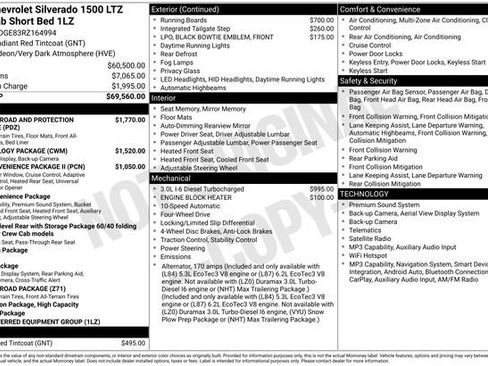 Used 2024 Chevrolet Silverado 1500 LTZ AWD/4WD image 3