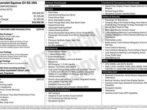 Used 2024 Chevrolet Equinox EV RS FWD image 32