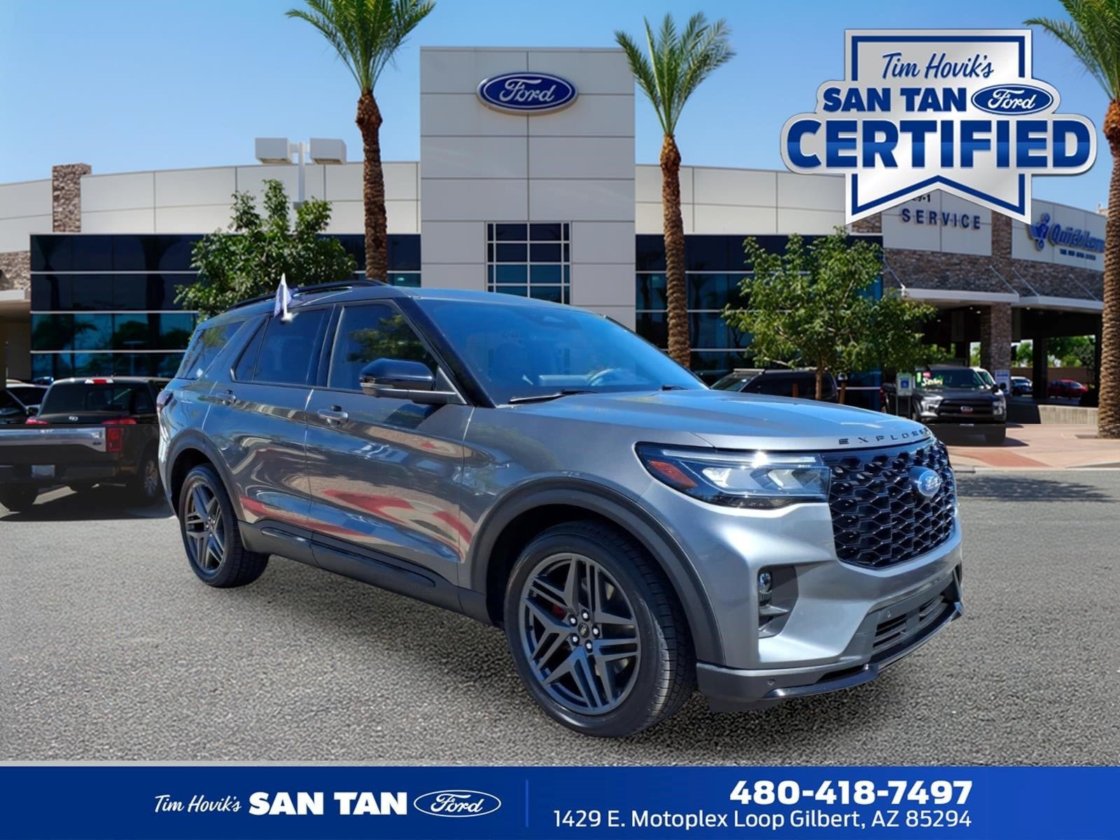 Certified 2025 Ford Explorer ST w/ Sun And Sound Package AWD/4WD image 1