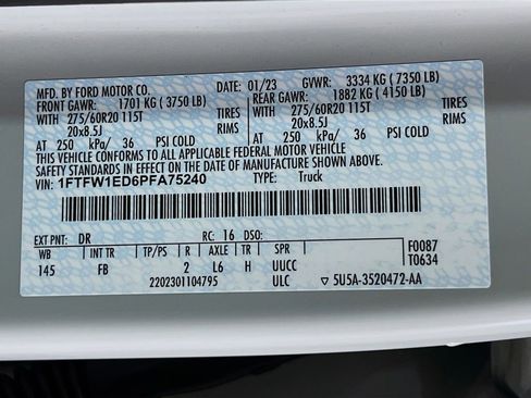 Certified 2023 Ford F150 XLT w/ Equipment Group 302A High image 36