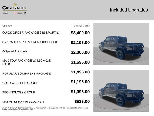 Certified 2022 Jeep Gladiator Sport AWD/4WD image 4