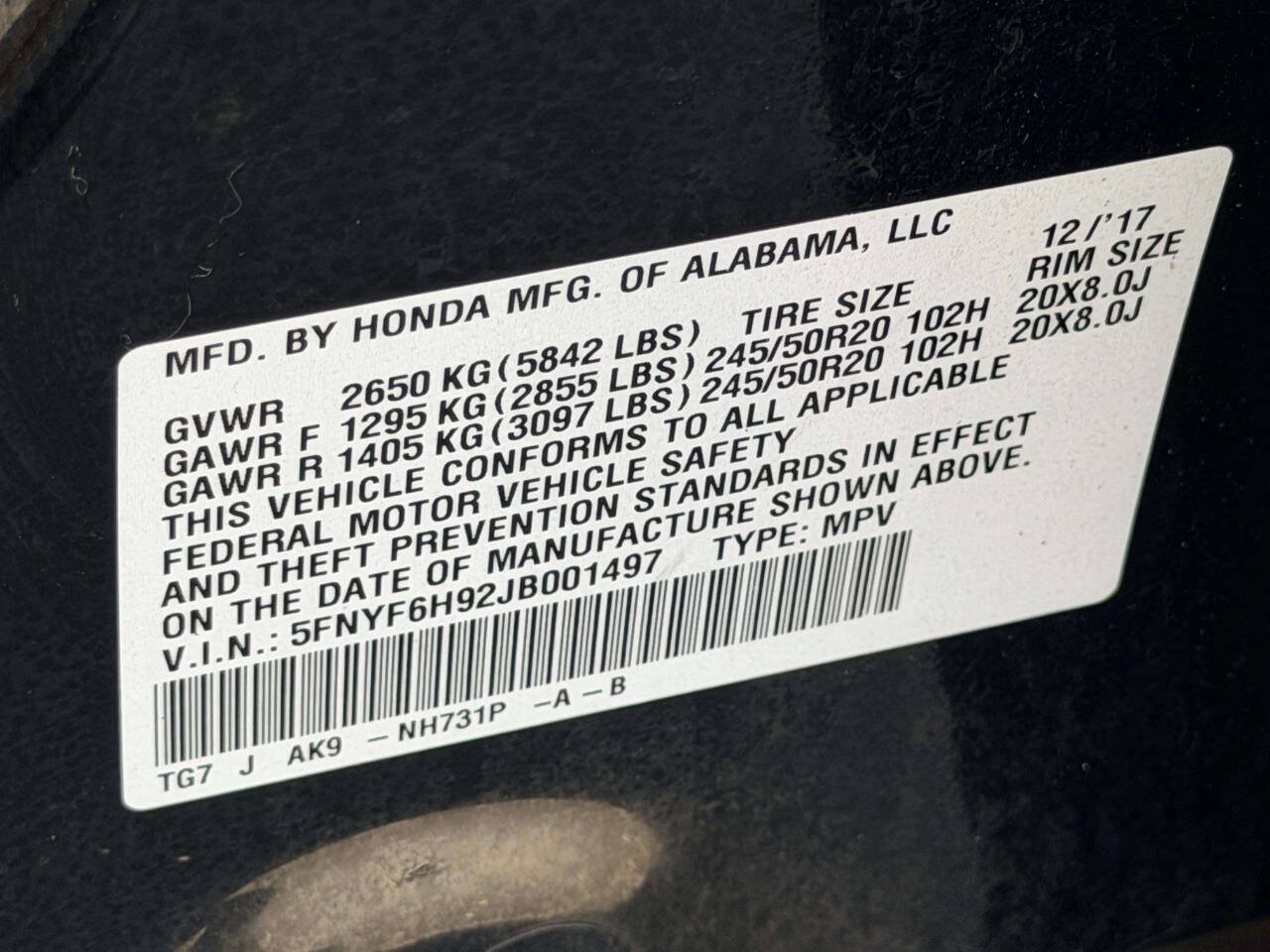 Used 2018 Honda Pilot Touring image 21