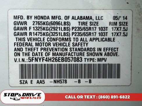 Used 2014 Honda Pilot LX image 19