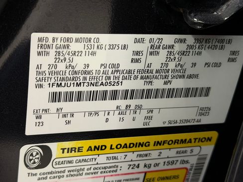 Used 2022 Ford Expedition Platinum AWD/4WD image 20