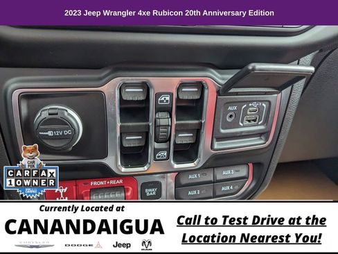 Used 2023 Jeep Wrangler Unlimited Rubicon 4xe AWD/4WD image 25