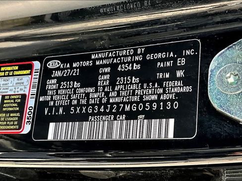 Used 2021 Kia K5 EX FWD image 56