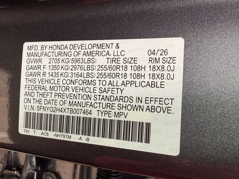 New 2026 Honda Pilot EX-L image 19