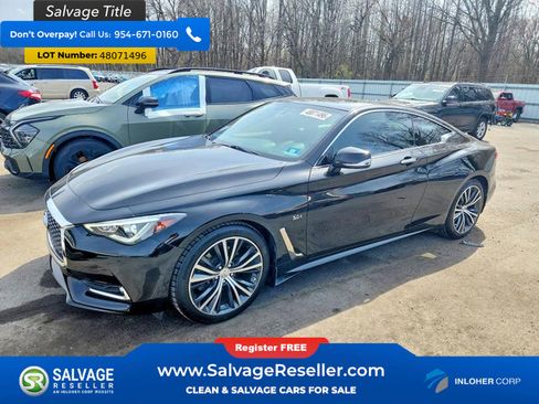 Used 2018 INFINITI Q60 3.0t Luxe w/ Sensory Package 3.0T Luxe image 1