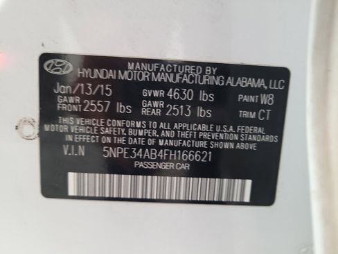 Used 2015 Hyundai Sonata Limited 2.0T FWD image 33