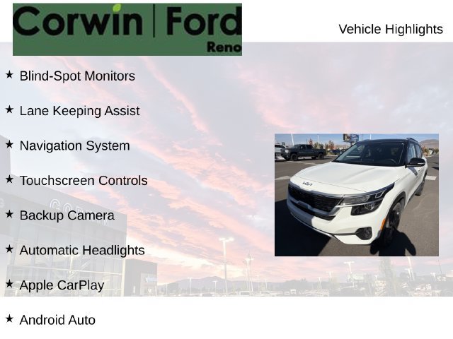 Used 2023 Kia Seltos S w/ Navigation Package FWD image 8