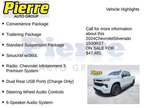 Used 2024 Chevrolet Silverado 1500 RST w/ True North Edition Plus AWD/4WD image 7