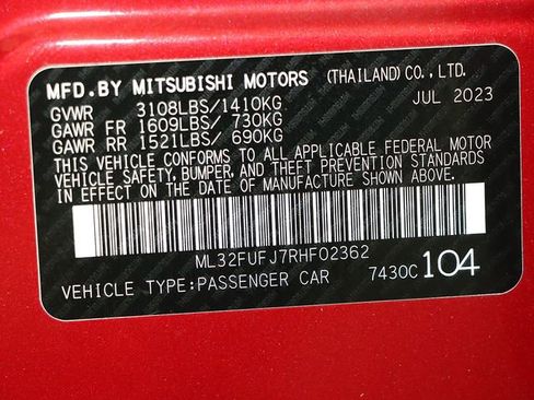 Used 2024 Mitsubishi Mirage G4 image 35