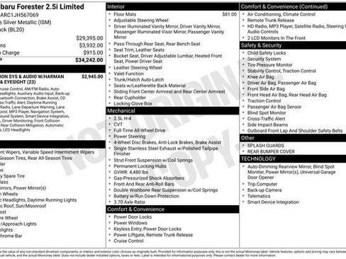 Used 2018 Subaru Forester 2.5i Limited image 6