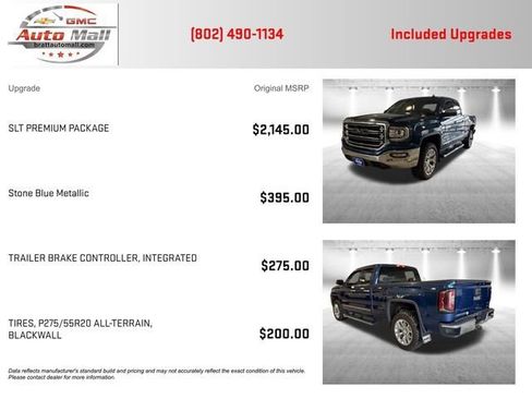 Used 2017 GMC Sierra 1500 SLT w/ SLT Premium Package image 4