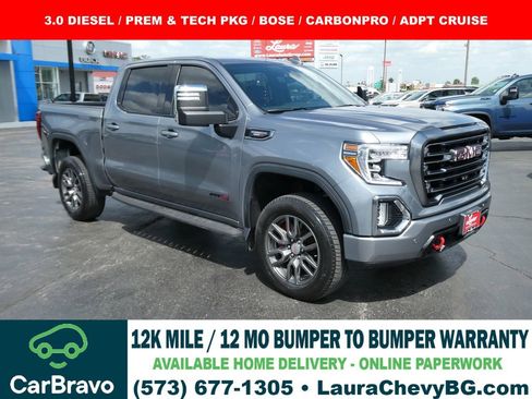 Certified 2021 GMC Sierra 1500 AT4 w/ AT4 Premium Package AWD/4WD image 1