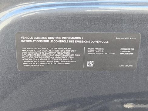Used 2025 Lucid Air Pure RWD image 25
