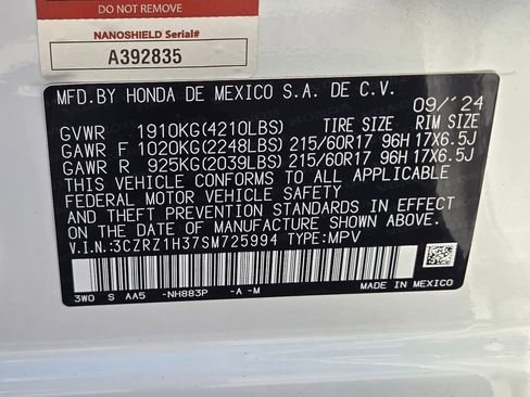 Certified 2025 Honda HR-V LX image 31