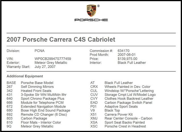 Used 2007 Porsche 911 Carrera 4S AWD/4WD image 7