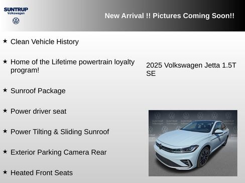Used 2025 Volkswagen Jetta SE w/ Sunroof Package FWD image 6