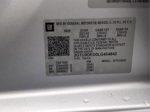 Used 2020 GMC Sierra 1500 SLT w/ SLT Premium Plus Package image 12