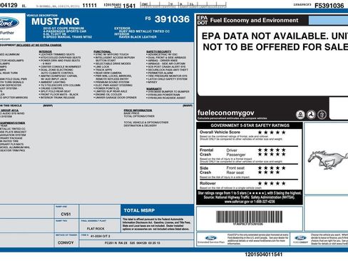 Used 2015 Ford Mustang GT Premium w/ Equipment Group 401A image 5