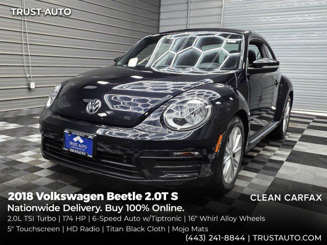 Used 2018 Volkswagen Beetle 2.0T S w/ Style & Comfort Package For S FWD image 1