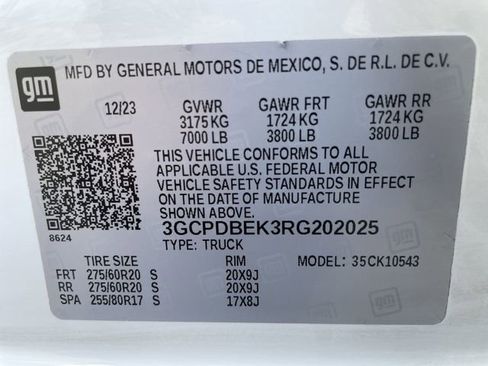 Used 2024 Chevrolet Silverado 1500 Custom w/ LPO, Dark Essentials Package image 32