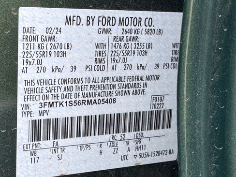 New 2024 Ford Mustang Mach-E Select w/ Comfort Package Lite image 15