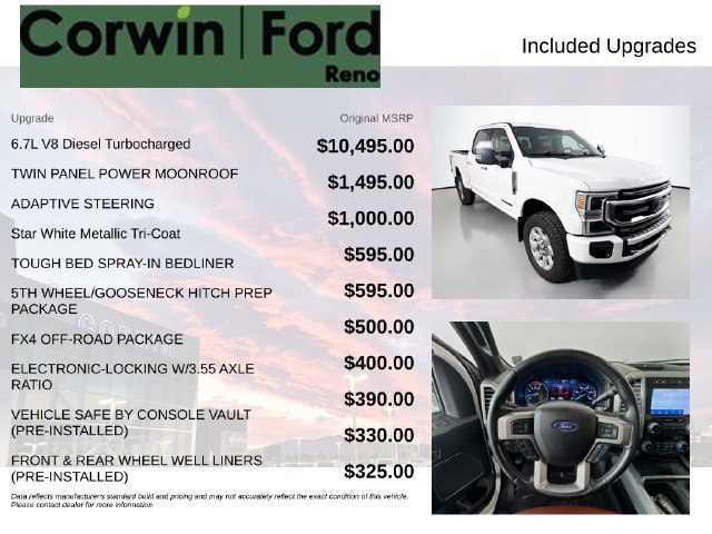 Used 2021 Ford F350 Platinum AWD/4WD image 3
