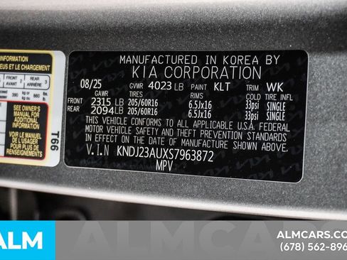 Used 2025 Kia Soul LX w/ LX Technology Package FWD image 46