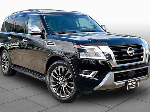 Certified 2023 Nissan Armada Platinum w/ Captain's Chairs Package RWD image 3