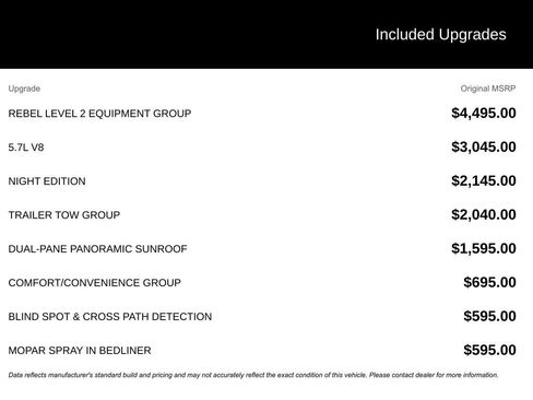 Certified 2024 RAM 1500 Rebel w/ Rebel Level 2 Equipment Group image 6