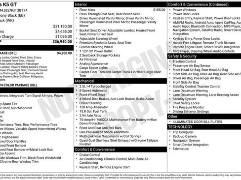 Used 2022 Kia K5 GT w/ GT1 Package image 10