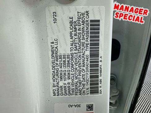 Used 2024 Honda Accord EX image 29