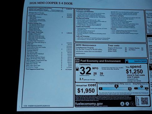 New 2026 MINI Cooper S image 40