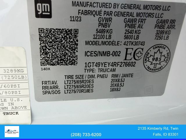 Used 2024 GMC Sierra 3500 Denali Ultimate AWD/4WD image 9