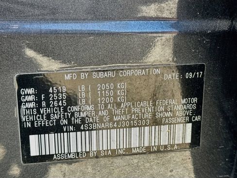Used 2018 Subaru Legacy 2.5i Sport AWD/4WD image 39