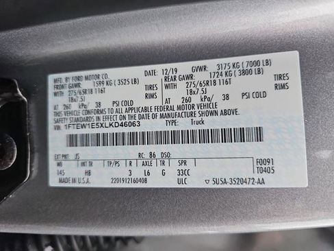 Used 2020 Ford F150 Lariat w/ Equipment Group 502A Luxury image 38