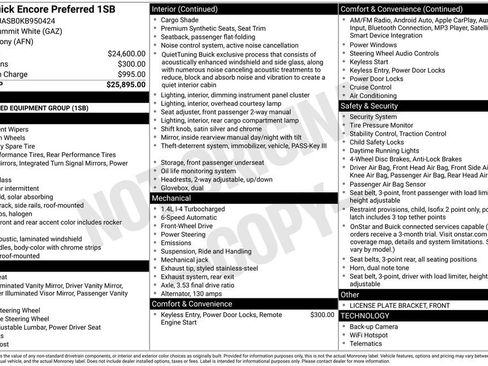 Used 2019 Buick Encore Preferred image 36