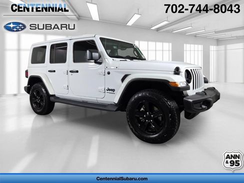 Used 2021 Jeep Wrangler Unlimited Sahara AWD/4WD image 1