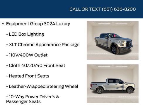 Used 2017 Ford F150 XLT w/ Equipment Group 302A Luxury image 15