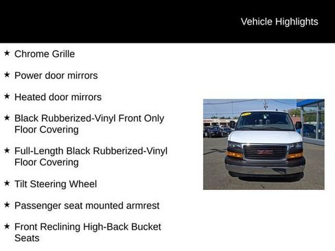 Used 2024 GMC Savana 2500 w/ Driver Convenience Package RWD image 17
