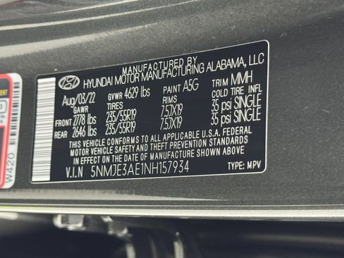 Used 2022 Hyundai Tucson Limited w/ Cargo Package image 46