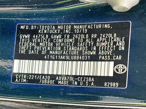 Used 2020 Toyota Camry SE FWD image 33