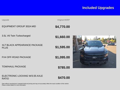 Used 2024 Ford F150 XLT w/ Equipment Group 302A MID AWD/4WD image 12