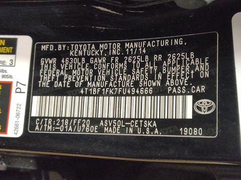 Used 2015 Toyota Camry SE image 33