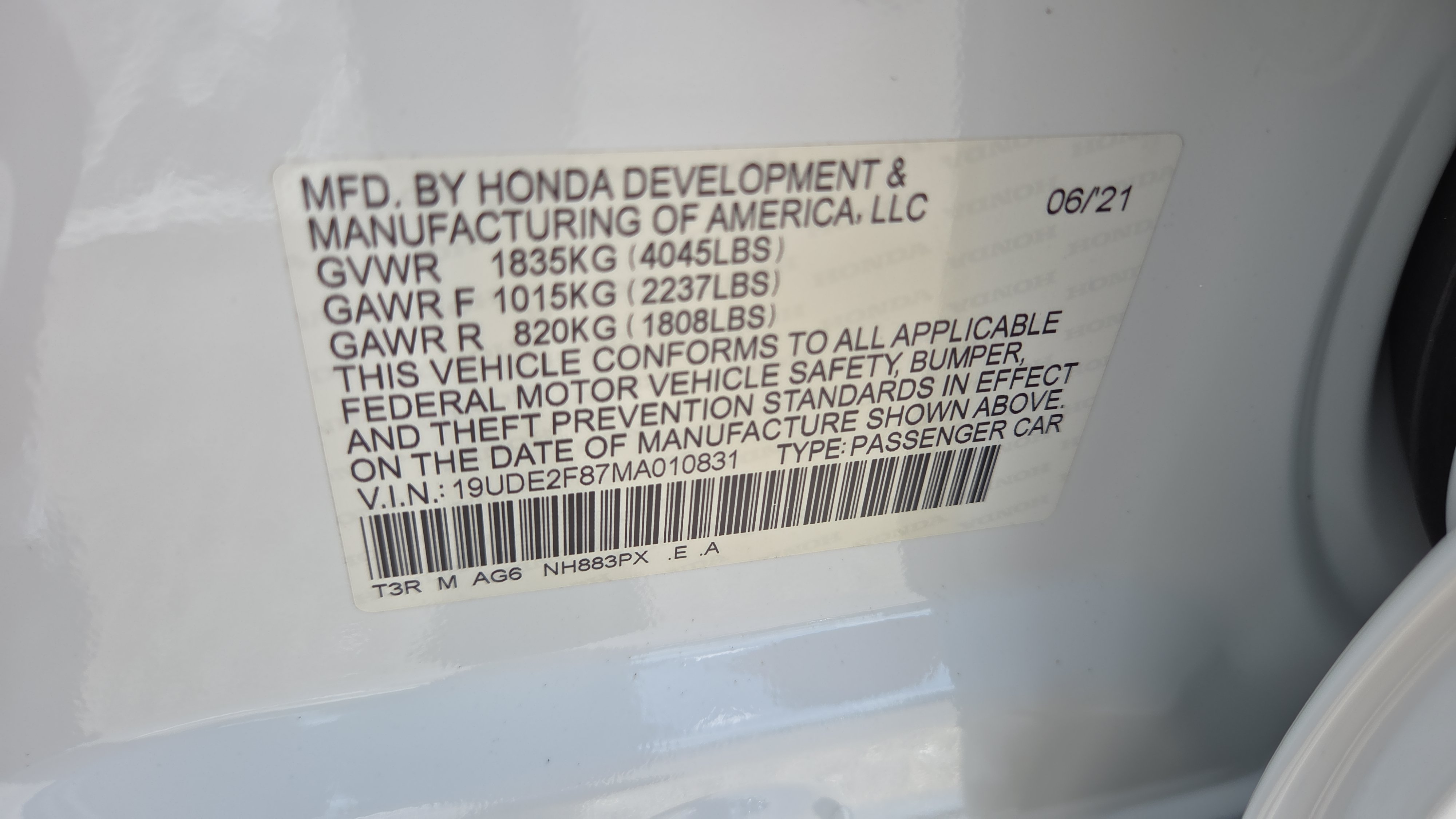 Certified 2021 Acura ILX w/ Premium & A-SPEC Package FWD image 21