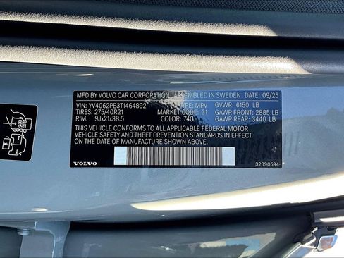 New 2026 Volvo XC90 B6 Plus w/ Protection Package Premier image 22