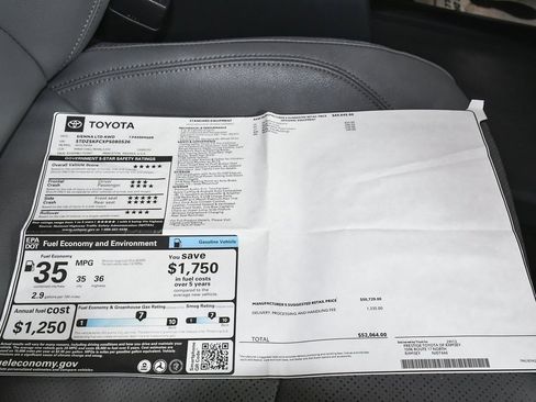 Used 2023 Toyota Sienna Limited image 63