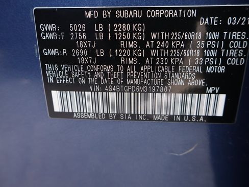 Used 2021 Subaru Outback Touring XT image 42